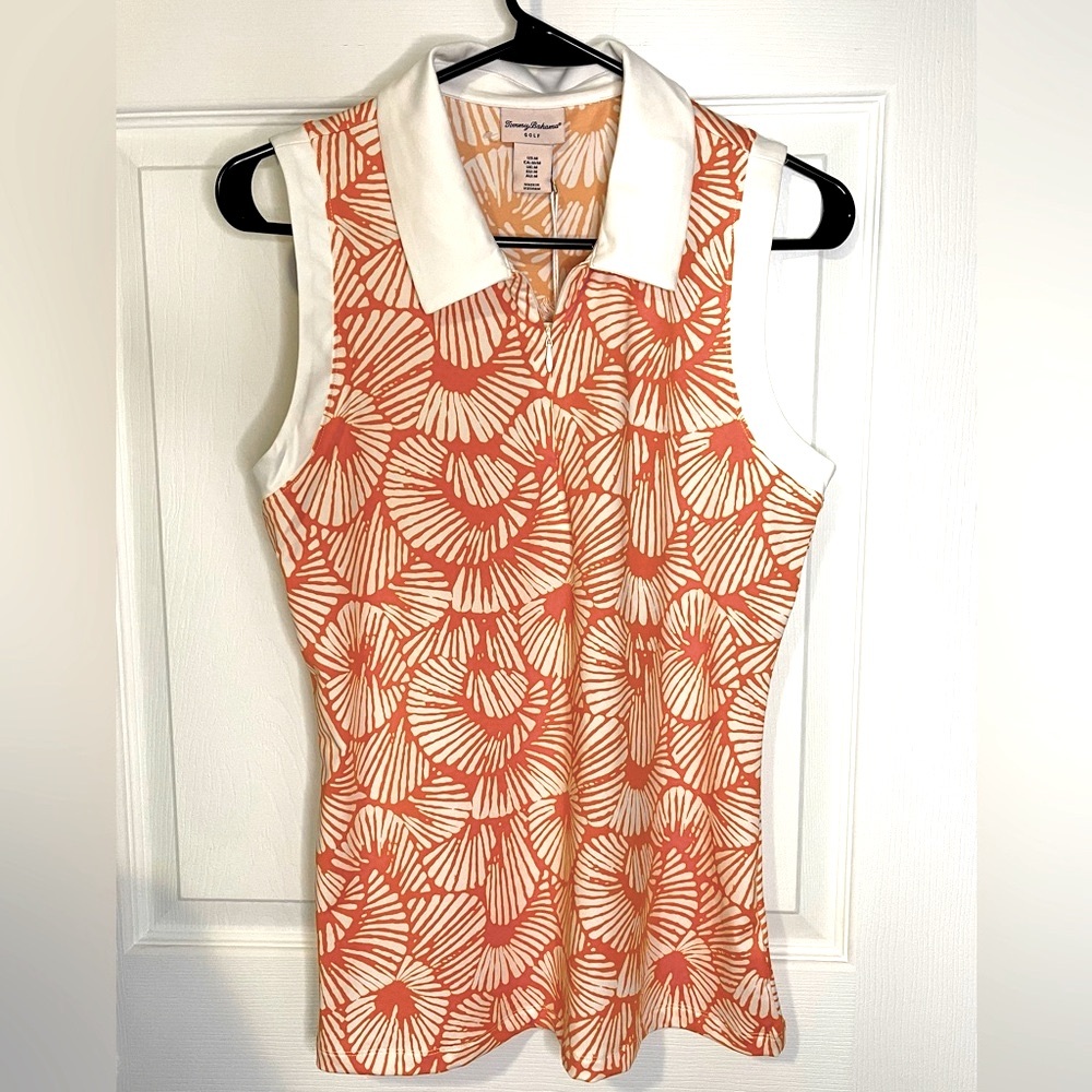 TOMMY BAHAMA Women’s Active Sleeveless Golf Top Size M